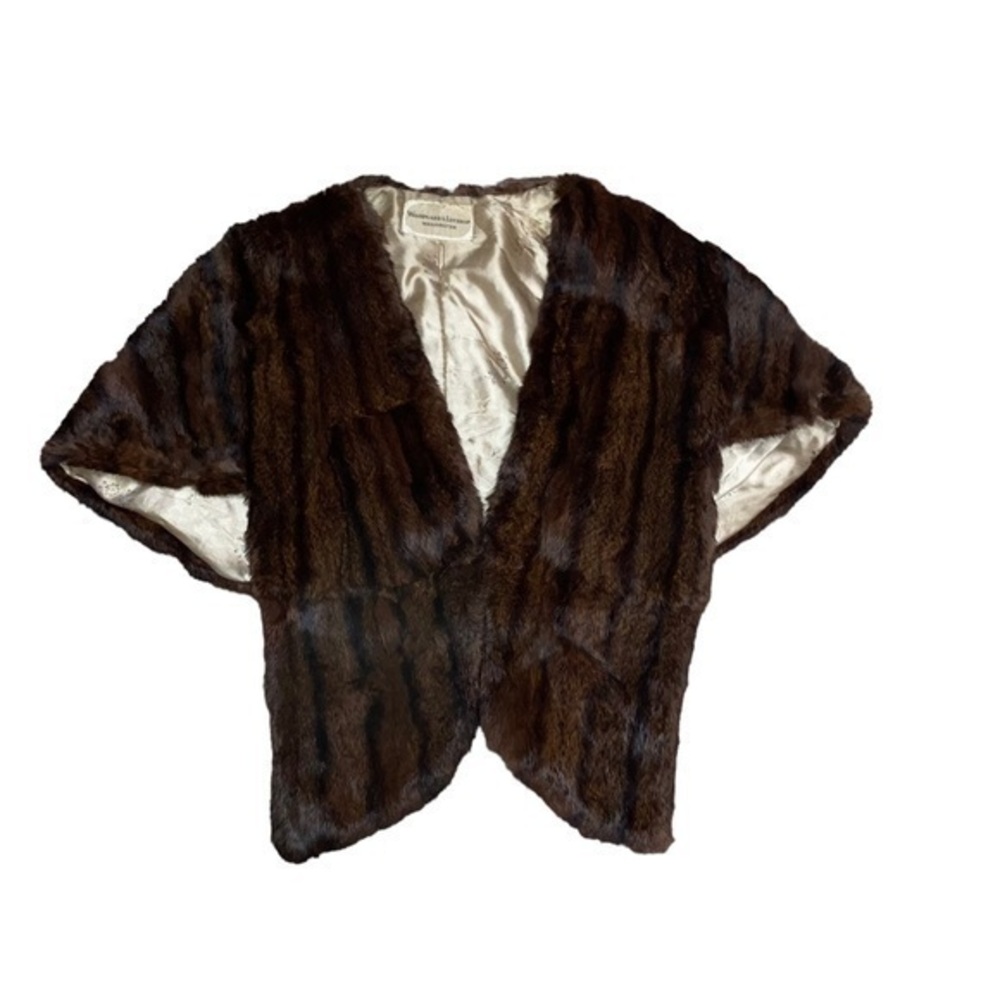 Woodward & Lothrop vintage fur stole